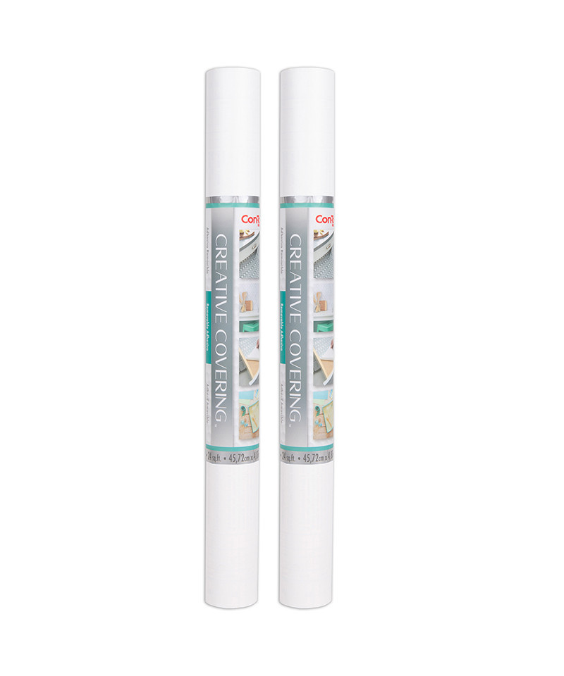 18 x 16 ft. Adhesive Roll, White - Pack of 2