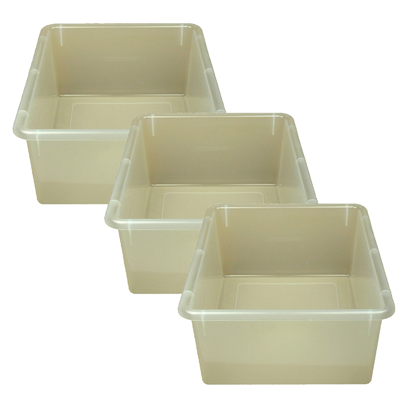 Double Stowaway Tray Only, Clear - Case of 3