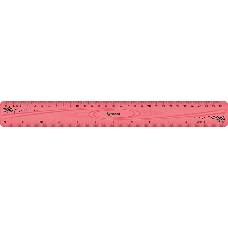Picture of Maped Helix USA MAP279711 12 in. Twist N Flex Essentials Ruler