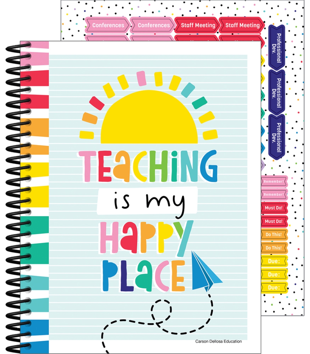Happy Place Teacher Planner Book