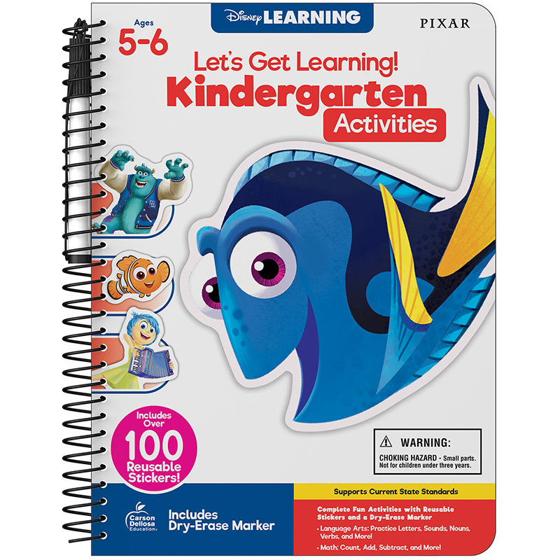 Picture of Carson Dellosa Education CD-705426 Lets Get Learning Kindergarten Activities Book, Multi Color