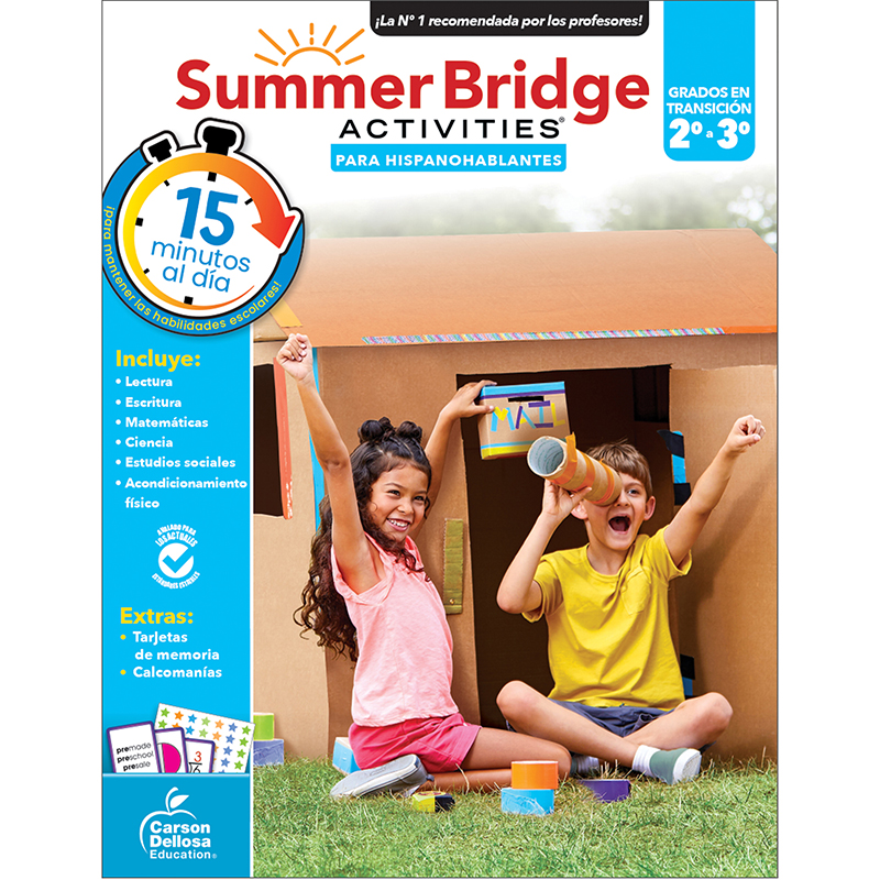 Picture of Carson Dellosa Education CD-705435 Summer Bridge Activities Spanish&#44; Multi Color - Grade 2-3