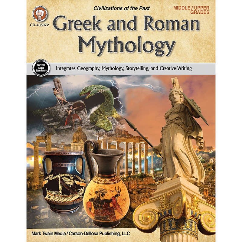 Picture of Carson Dellosa Education CD-405072 Greek & Roman Mythology Workbook Grade