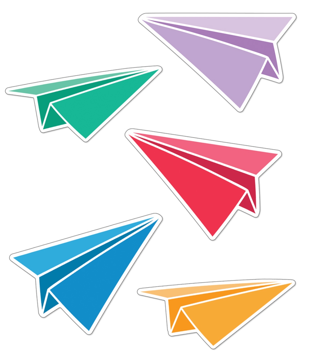Picture of Carson Dellosa Education CD-120631-3 Paper Airplanes Cut-Outs - Pack of 3