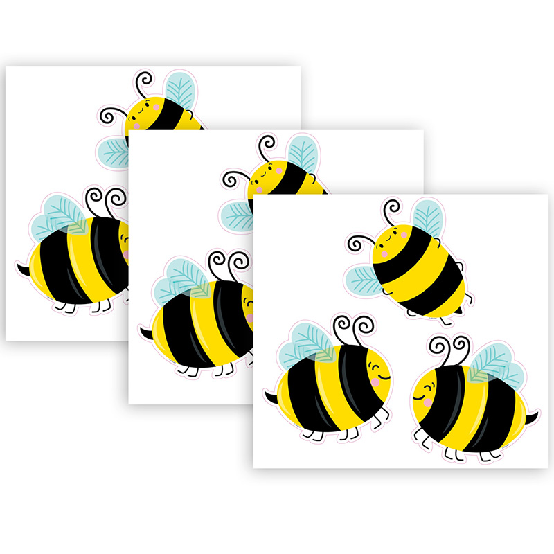 6 in. Busy Bees Designer Cut-Outs - Pack of 3
