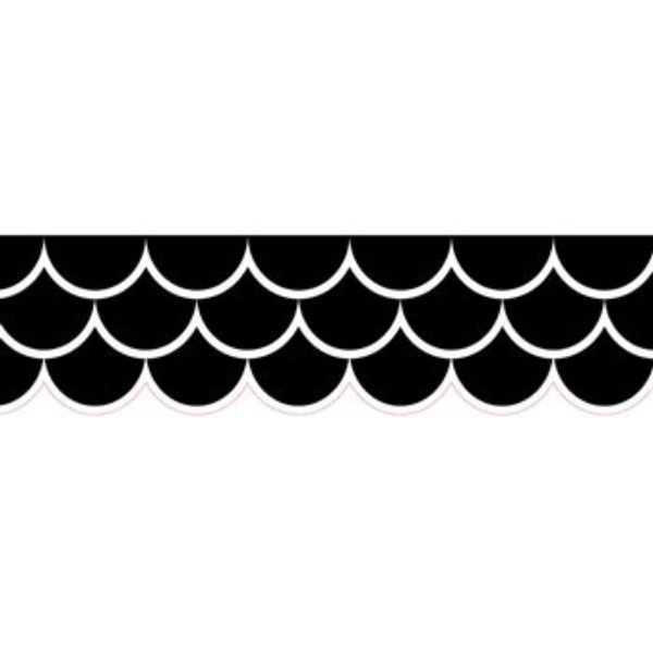 Black Scallops EZ Border - Pack of 3