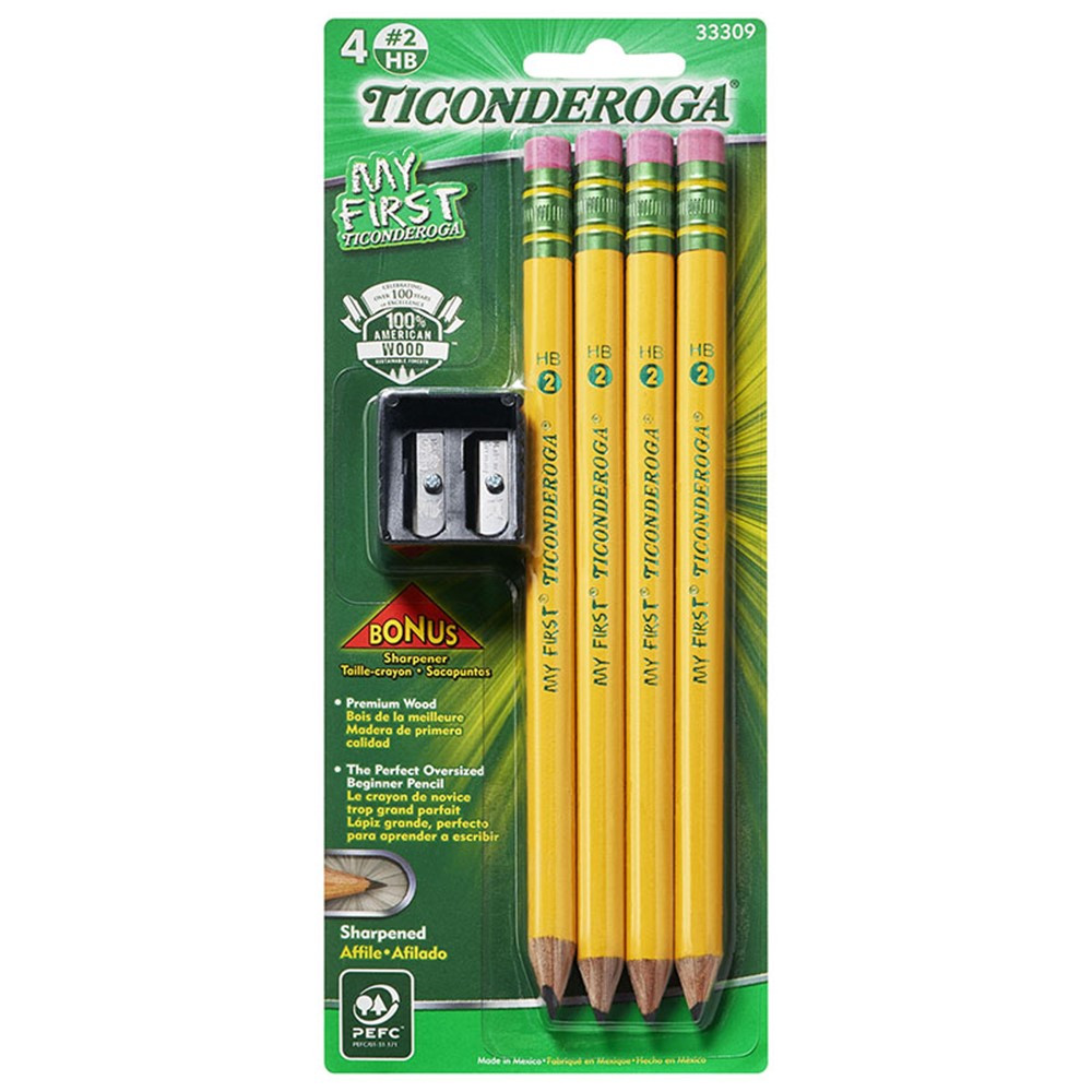 Picture of Dixon Ticonderoga DIX33309-6 My First Pencils & Sharpened - Pack of 6 - Case of 4