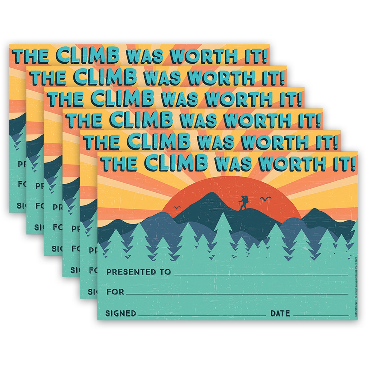 Adventurer Recognition Awards - Pack of 6