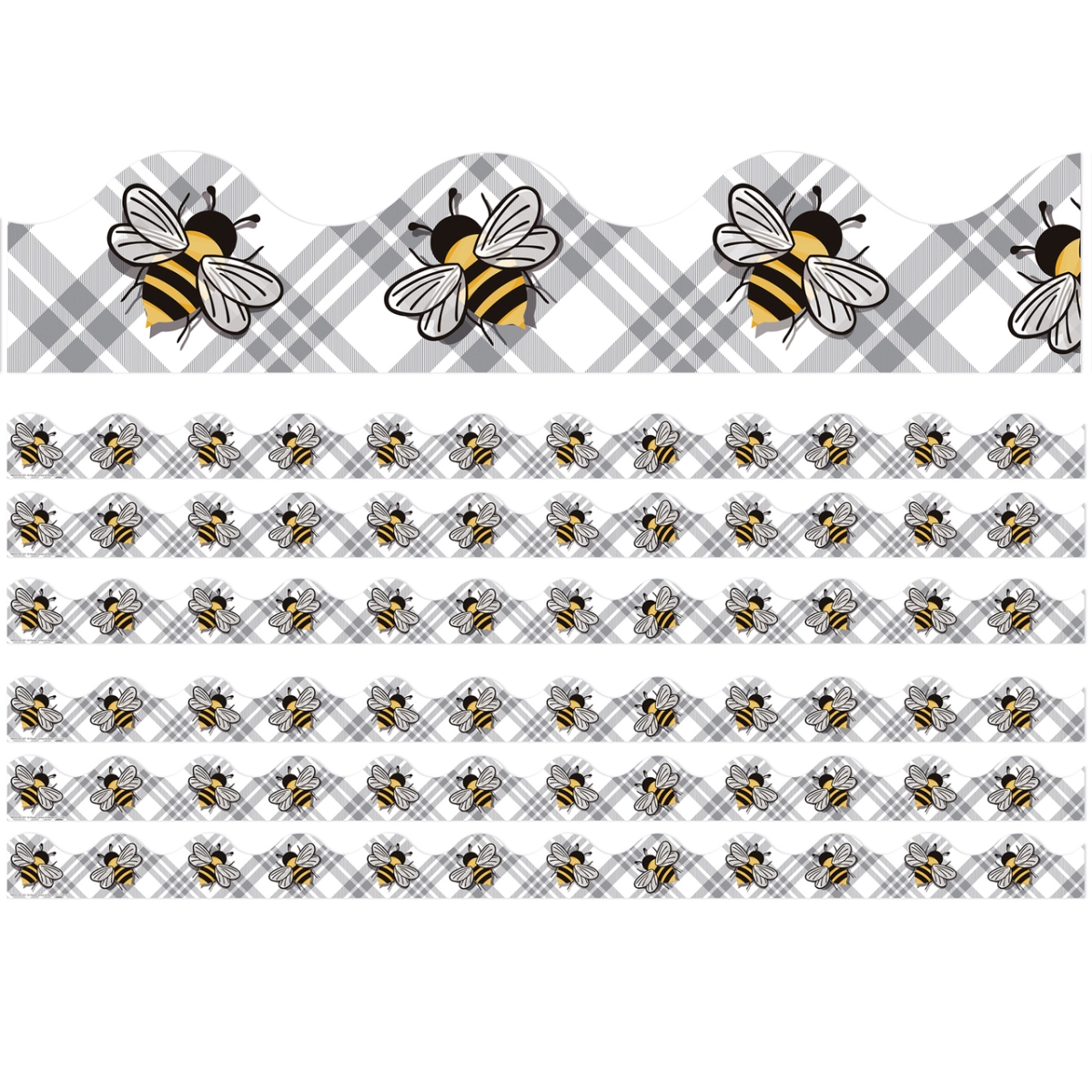 The Hive Bees Deco Trim - Pack of 6