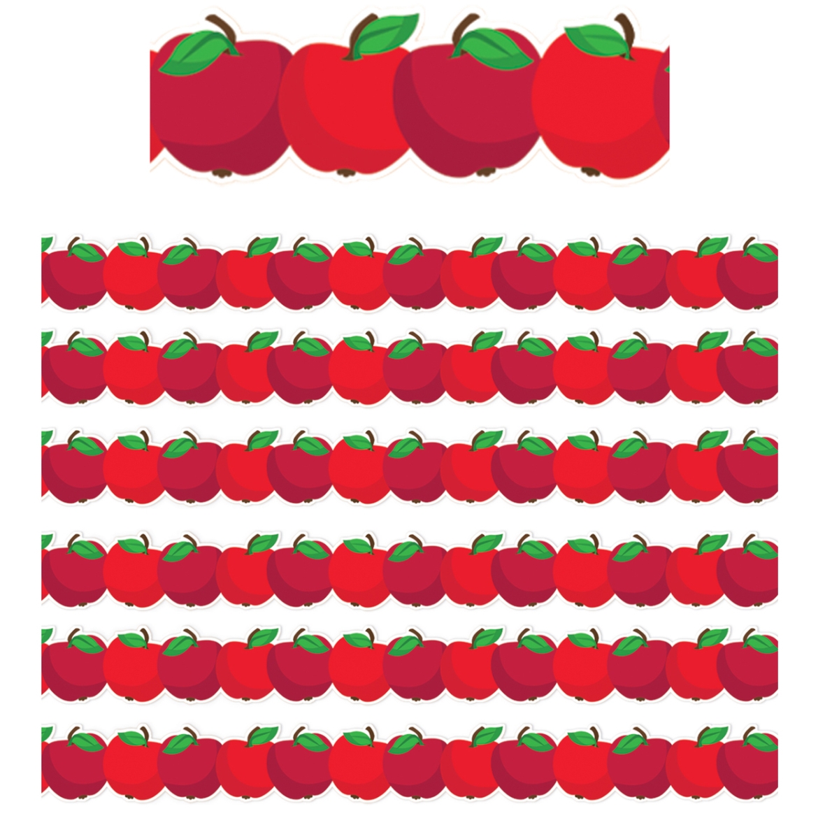 Apple Die-Cut Extra Wide Deco Trim - Pack of 6