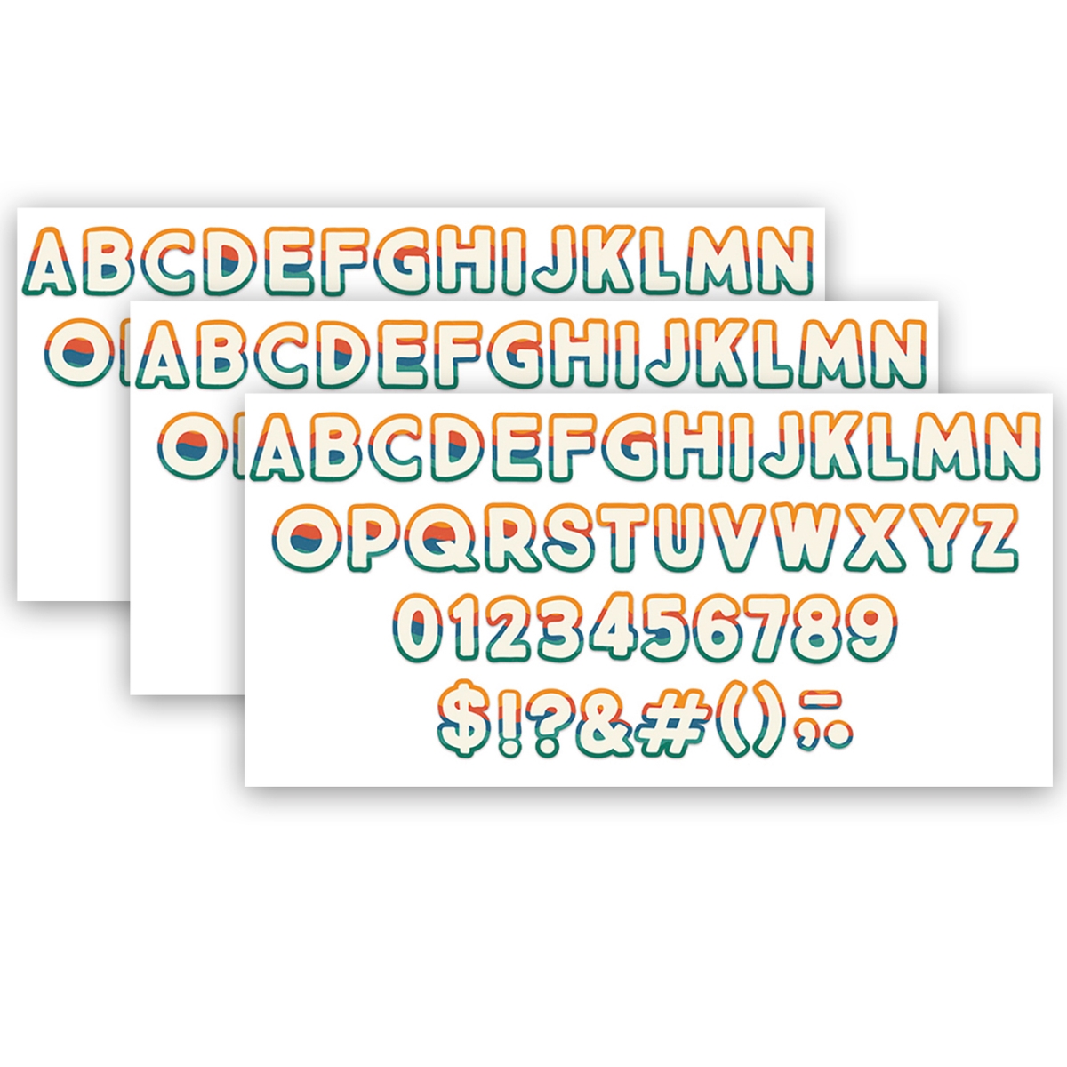 Picture of Eureka EU-850013-3 Adventurer Deco Letters - Pack of 3