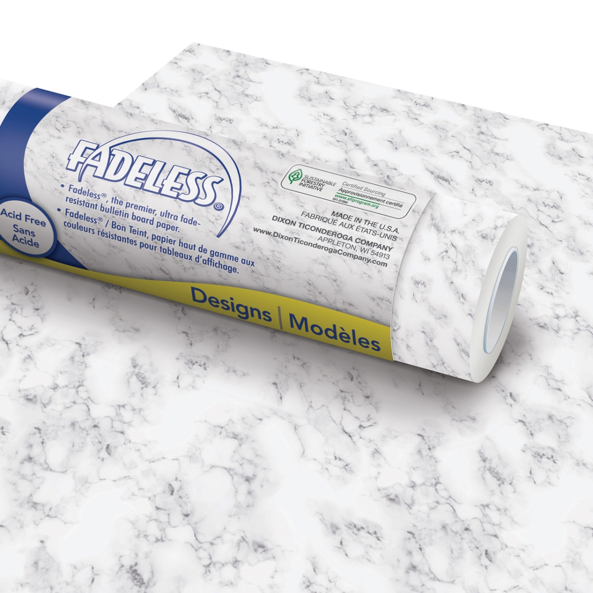 48 in. x 12 ft. Fadeless Marble Rolls, Pack of 4