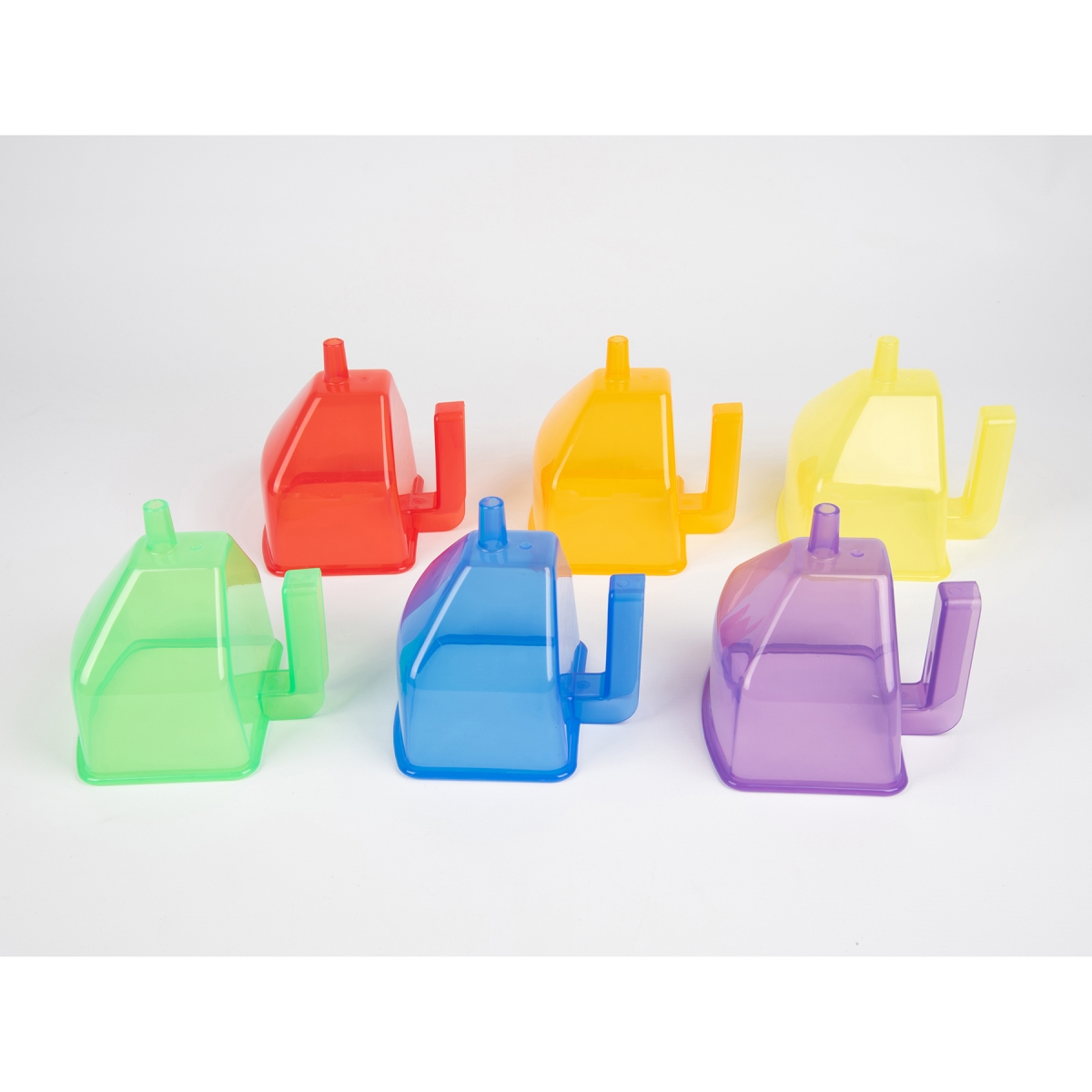 Picture of Learning Advantage CTU73113 Translucent Funnels - Set of 6