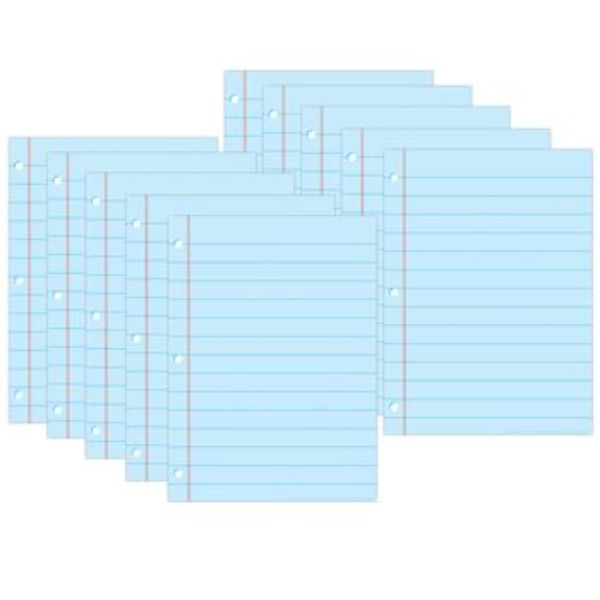 Picture of Ashley Productions ASH97022 Postermat Notebook Paper, Blue - Pack of 10