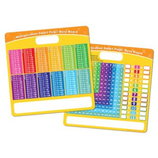 Dry Erase Busy Board - Multiplication