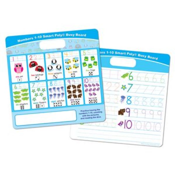 ASH98001 Dry Erase Busy Board - Numbers 1-10