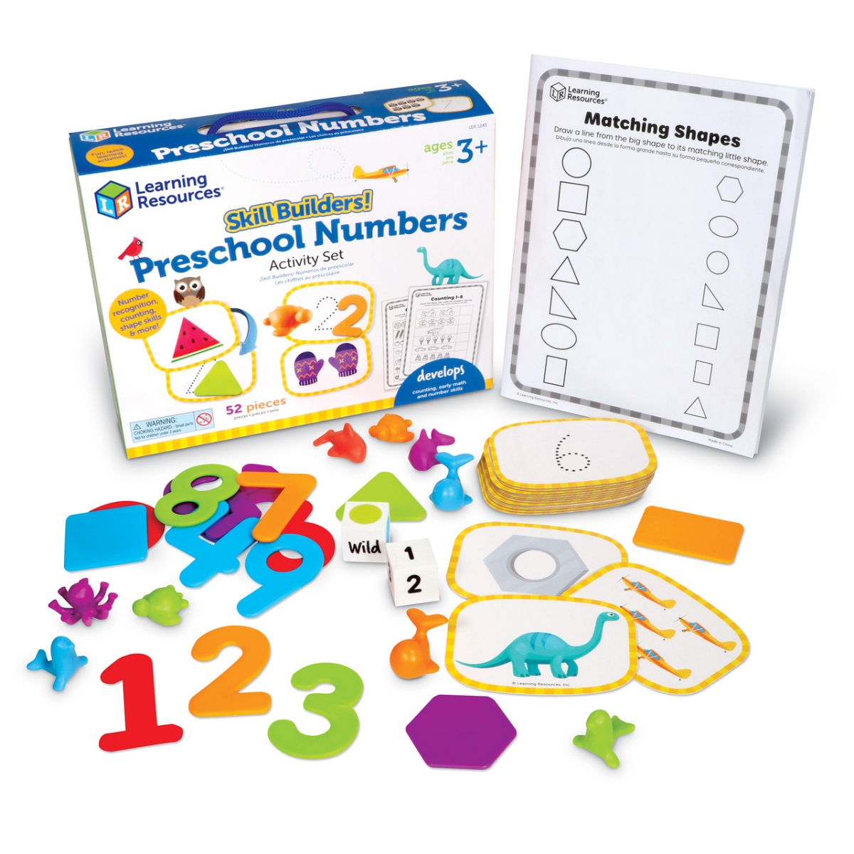 Picture of Learning Resources LER1245 Skill Builders Preschool Numbers