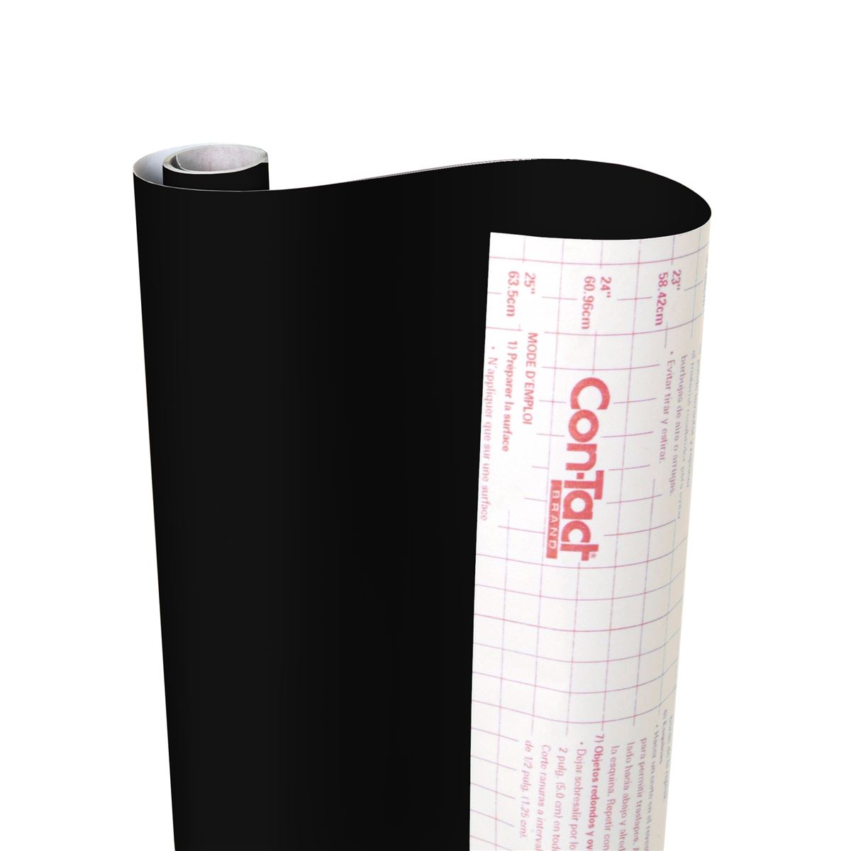 18 in. x 50 ft. Adhesive Roll, Black