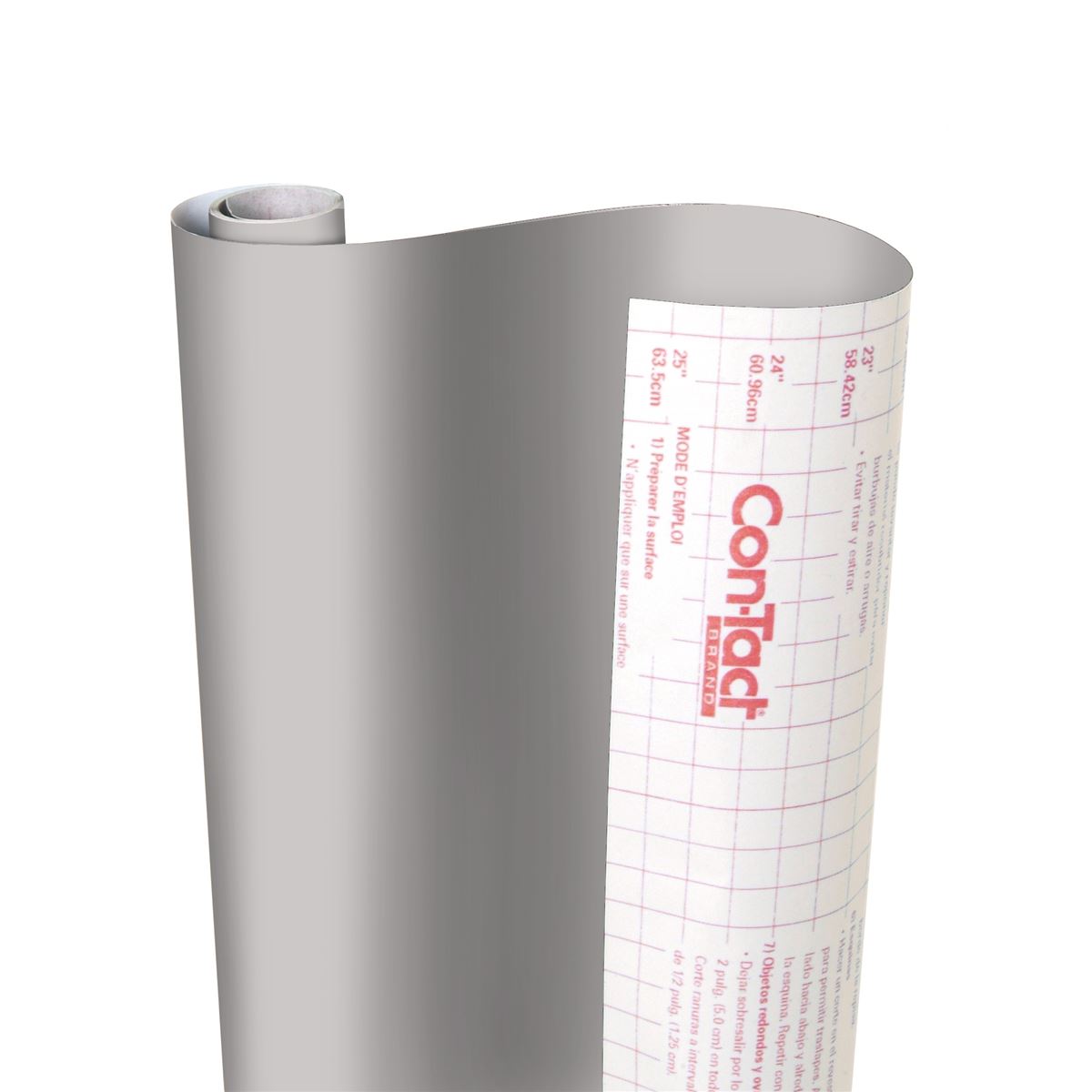 18 in. x 50 ft. Adhesive Covering Roll, Slate Grey