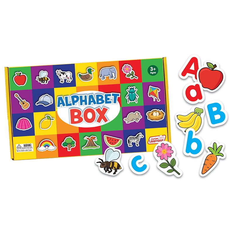 Picture of Junior Learning JRL660 Alphabet Box Letter Card