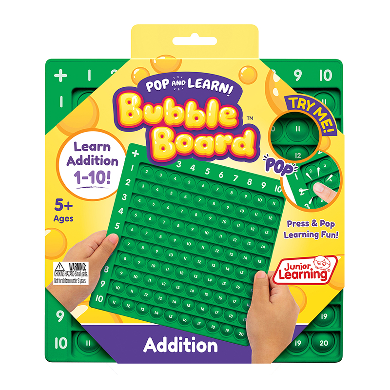 Picture of Junior Learning JRL678 Addition Pop & Learn Bubble Board