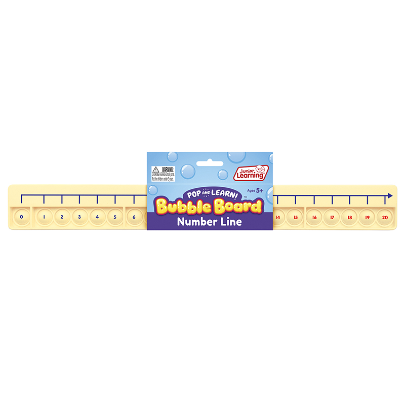 Picture of Junior Learning JRL675 Number Line Pop & Learn Bubble Board