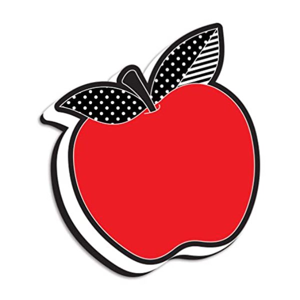 Picture of Ashley Productions ASH09988 3.75 in. Magnet Red Apple Whiteboard Eraser with Leaves