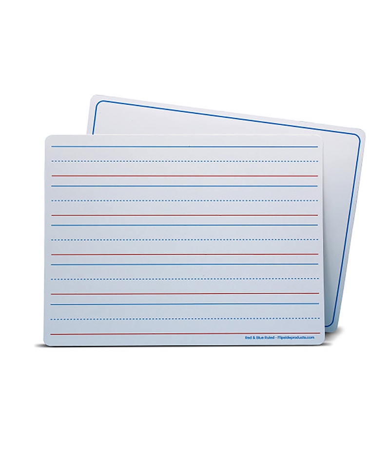 Picture of Flipside FLP20234 9 x 12 in. Ruld 2-Side Dry Erase Learning Mat - Pack of 48