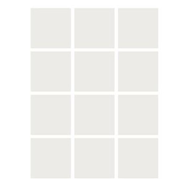 3 x 3 in. Dry Erase Stickable with Marker, White - Pack of 2