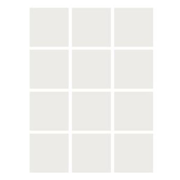 3 x 3 in. Dry Erase Stickable with Marker, White - Pack of 4