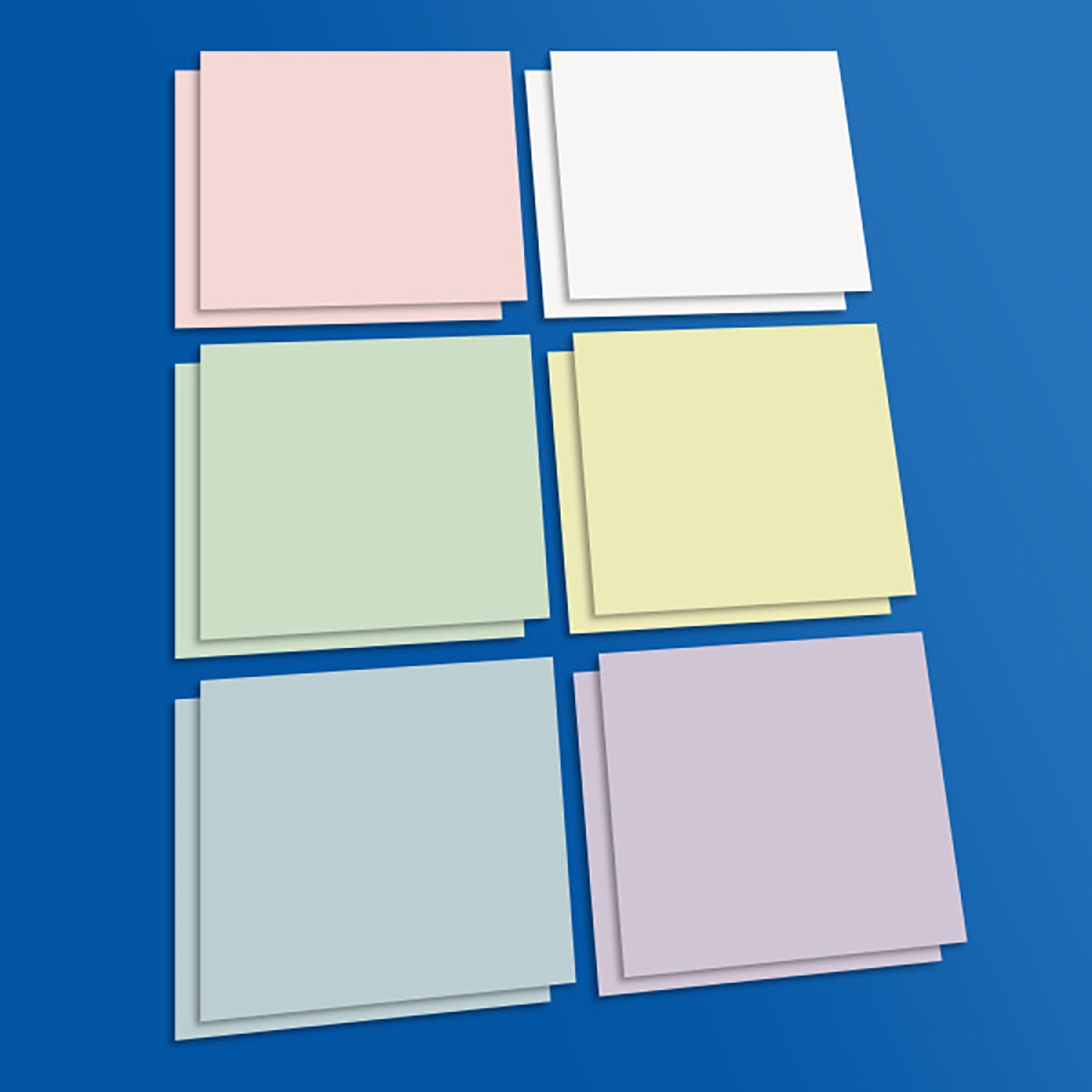 3 x 3 in. Pastel Assorted Dry Erase Stickables with Dry Erase Marker