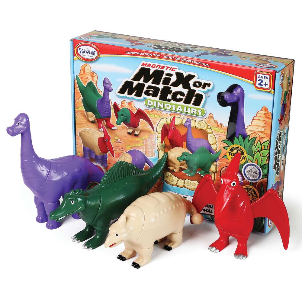 Magnetic Mix or Match Dinosaurs No. 2 Game