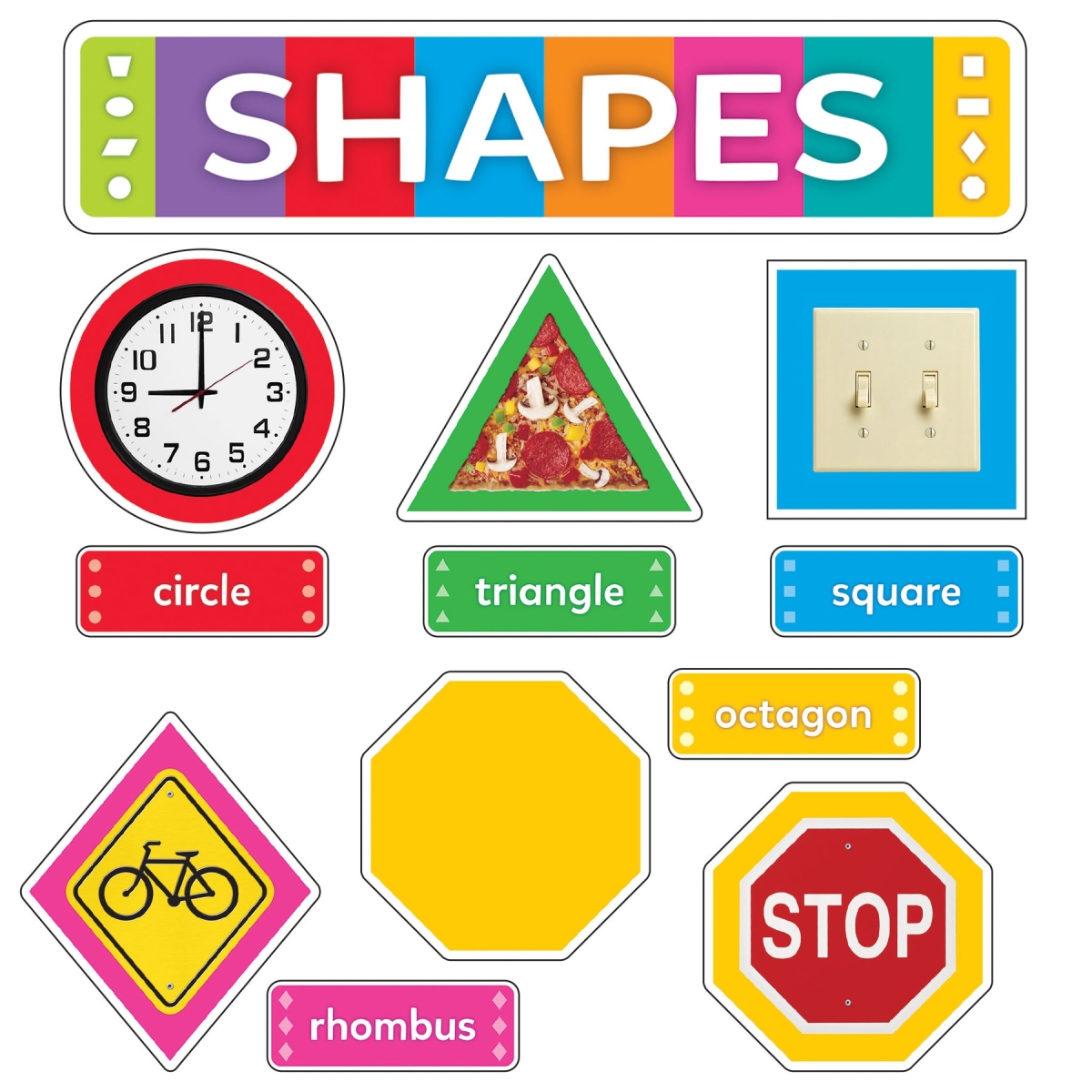 T-19004 Shapes All Around Us Learning Set