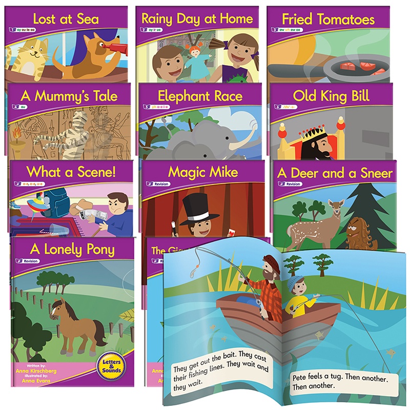 Picture of Junior Learning JRL384 Letters & Sounds Phase - 5 Set 1 Fict