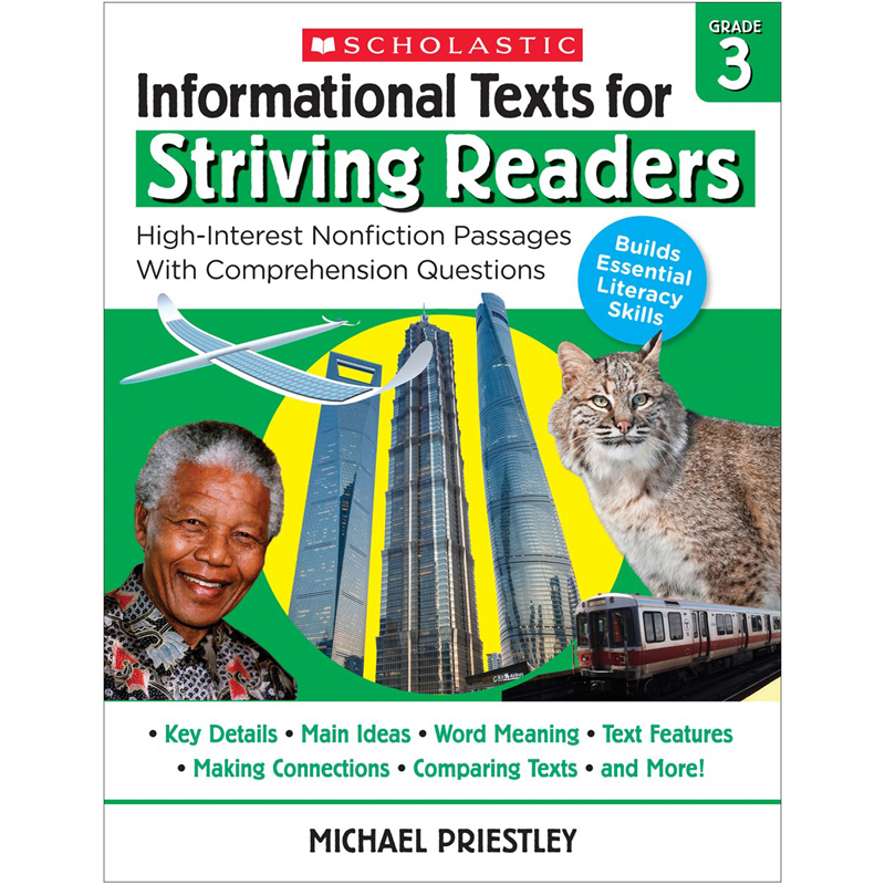 Scholastic Teaching Resources SC-708297 Informational Texts for Striving Readers for Grade 3