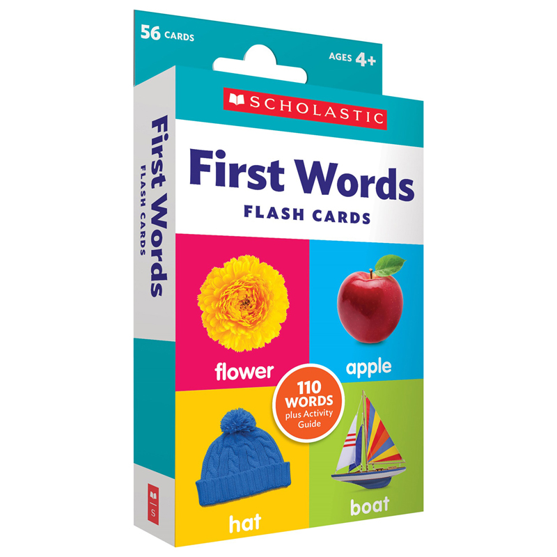 Picture of Scholastic Teaching Resources SC-714844 First Words Flash Cards