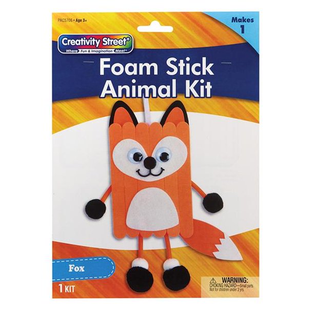 Creativity Street Craft Kit - Fox - 6 Each