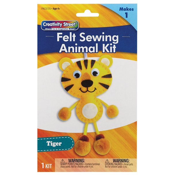 Creativity Street Craft Kit - Tiger - 6 Each