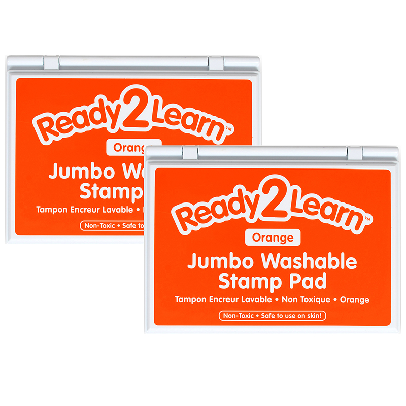Picture of Learning Advantage CE-10035-2 Jumbo Washable Stamp Pad&#44; Orange