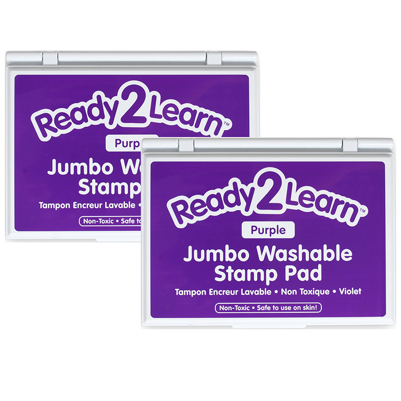 Picture of Learning Advantage CE-10036-2 Jumbo Washable Stamp Pad&#44; Purple