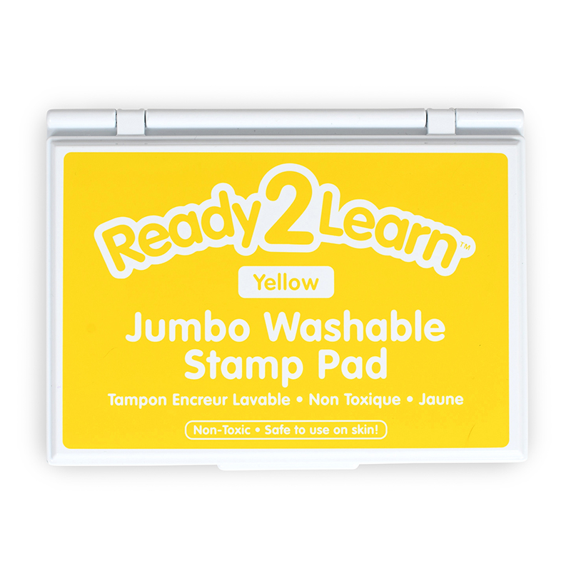 Jumbo Washable Stamp Pad, Yellow - Pack of 2