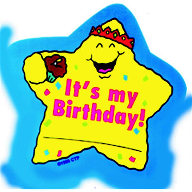 Its My Birthdy Star Badges - 36 per Pack - Pack of 3