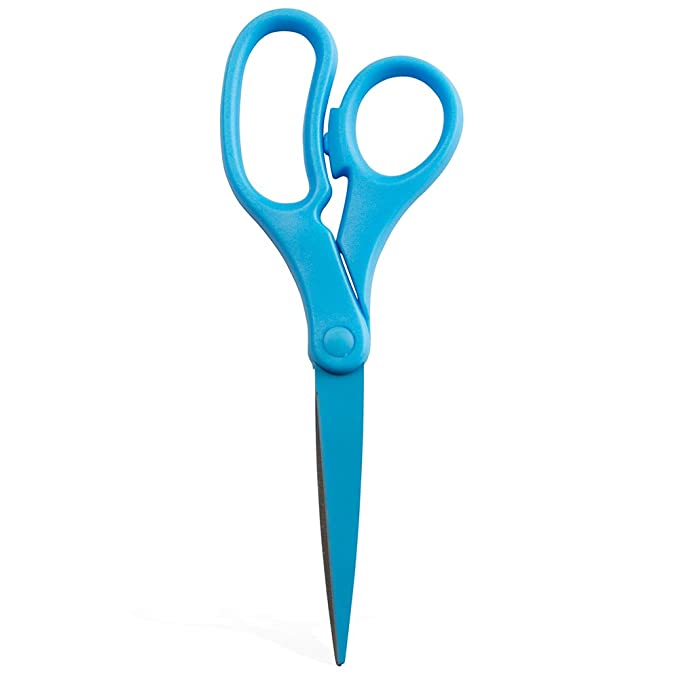 TPG342-6 8 in. Scissors Blue Handle - 6 Each