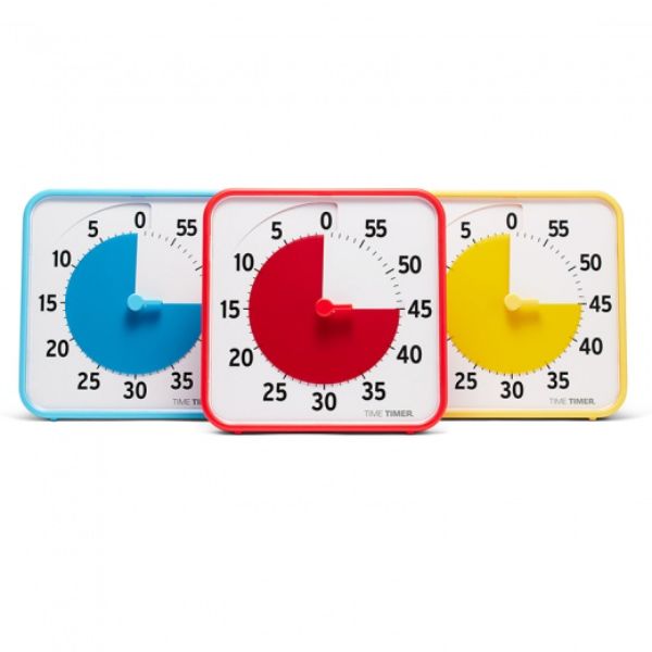 8 in. 3 Primary Colors Timer Set