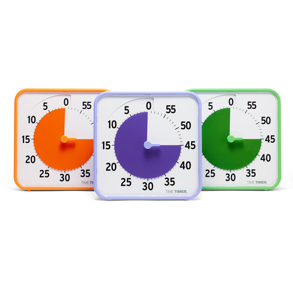 8 in. Timer 3 Secondary Colors Set