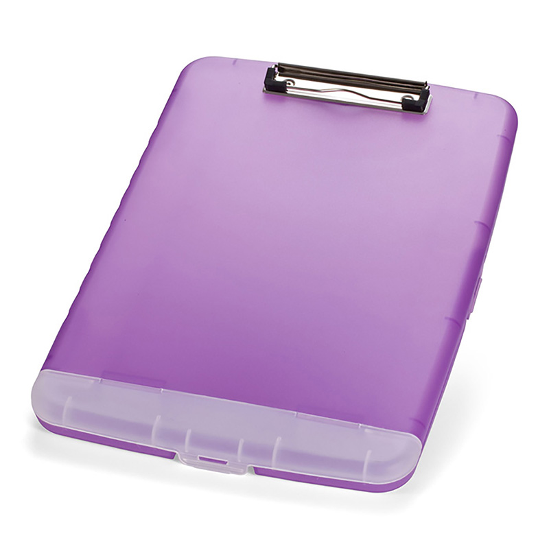 Picture of Officemate OIC83305 Slim Clipboard Storage Box&#44; Purple