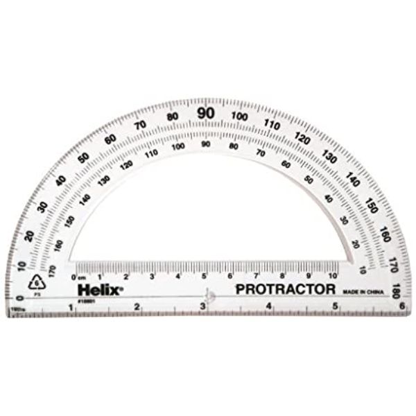 Picture of Maped Helix USA MAP13106 6 in. 180 Deg Standard Classic School Protractor