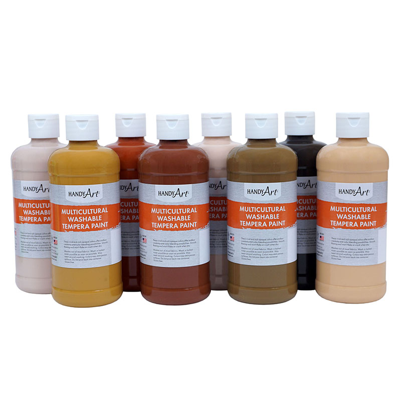 RPC882267 Washable Tempera 8-Pint Multicultural Set