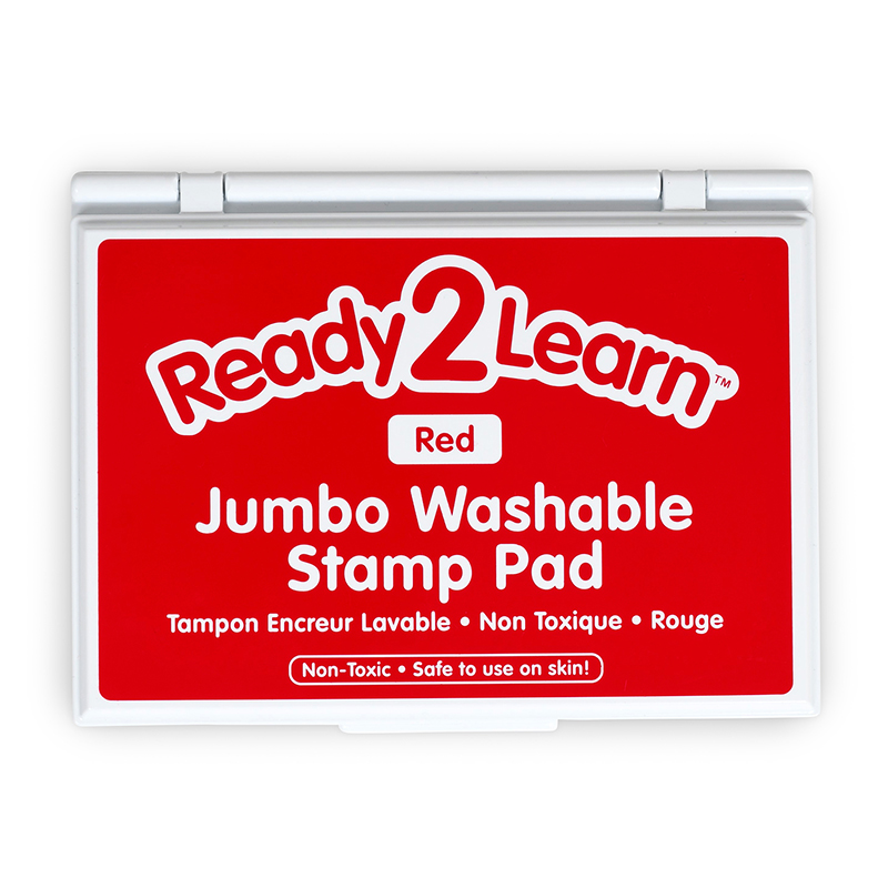 Picture of Learning Advantage CE-10037 Jumbo Washable Stamp Pad&#44; Red
