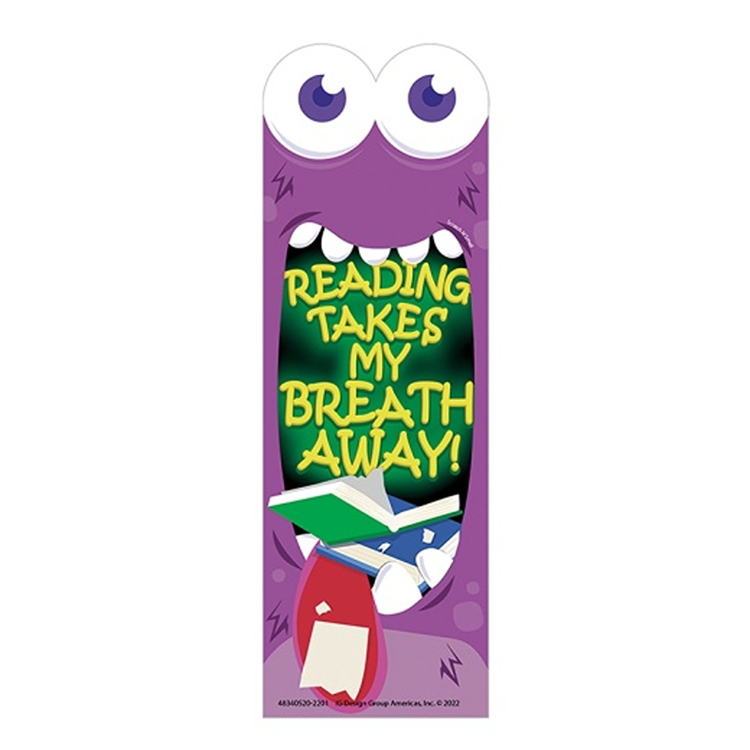 Picture of Eureka EU-834052 2 x 6 in. Reading My Breath Scented Bookmark